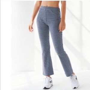 Urban Outfitters Blue Cropped Flare Pants